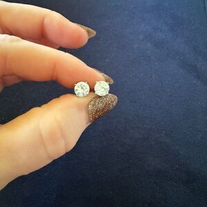 💎 JCM CZ 925 Silver Stud Earrings 💎